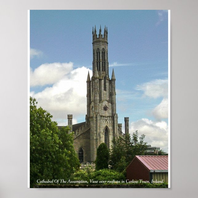 Katedral för övertagandet, Carlow Town Poster (Framsidan)