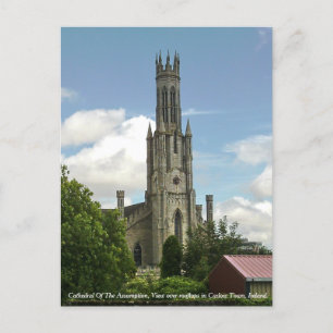 Katedral för övertagandet, Carlow Town Vykort