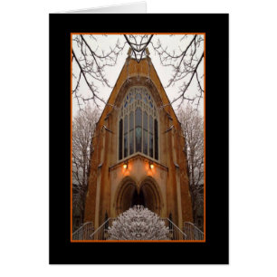 Katedral för upplysningskort hälsningskort