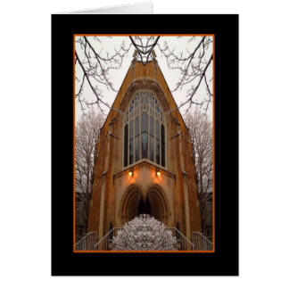 Katedral för upplysningskort hälsningskort
