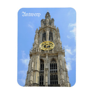 Katedral i Antwerpen, Belgien Magnet