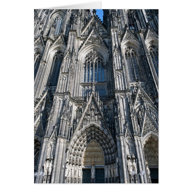 Katedral i Köln Hälsningskort (Framsidan)