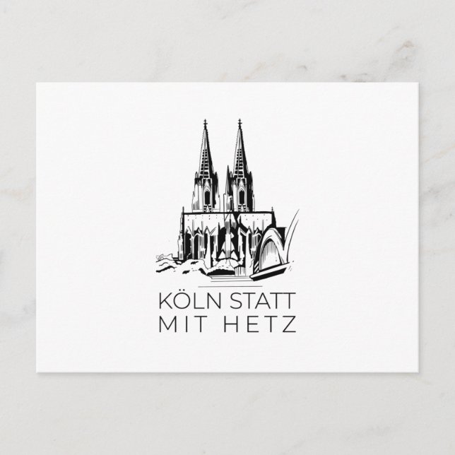Katedral i Köln Vykort (Framsida)