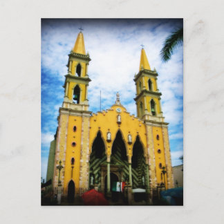 Katedral i Mazatlan Mexico Church Postcard Vykort