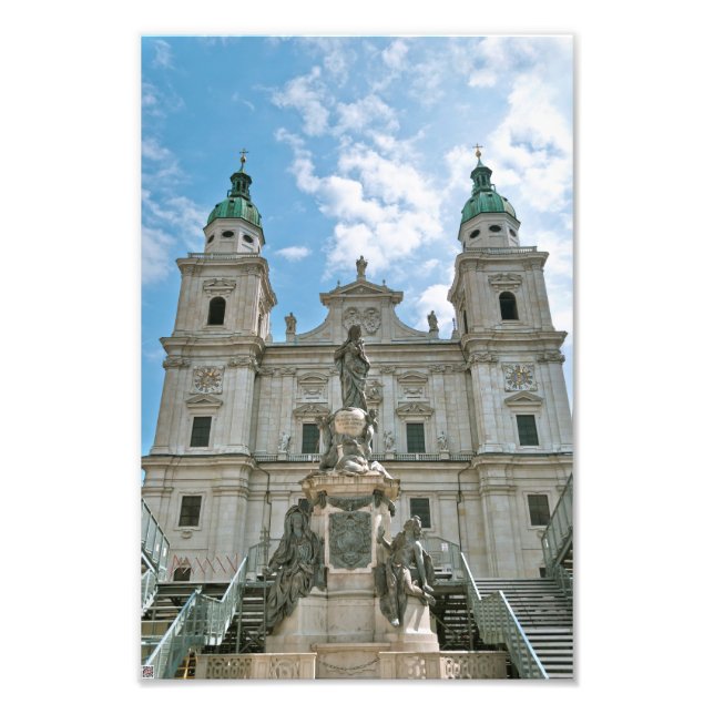 Katedral i Salzburg Fototryck (Framsidan)