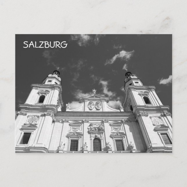 Katedral i Salzburg Vykort (Framsida)