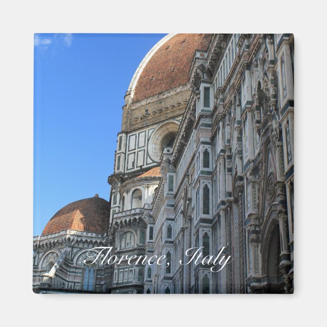 Katedral i Santa Maria del Fiore, Florence-Italien Magnet (Framsidan)