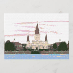 Katedral, Jackson Square, New Orleans Spara Datumet