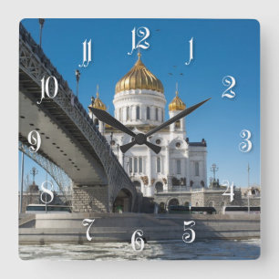 Katedral Kristus, Savior i Moskva Fyrkantig Klocka