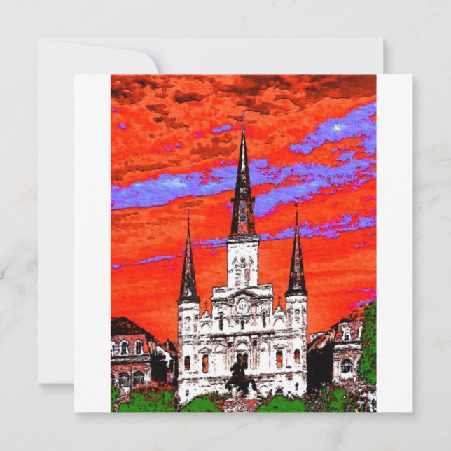 Katedral, New Orleans, Fauvist Färg (Framsida)