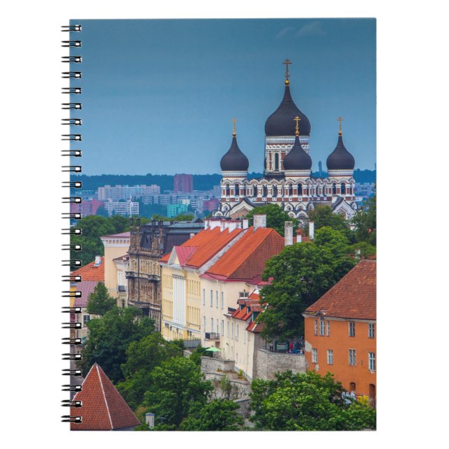 Katedral och stadsbild | Estland Anteckningsbok (Framsidan)