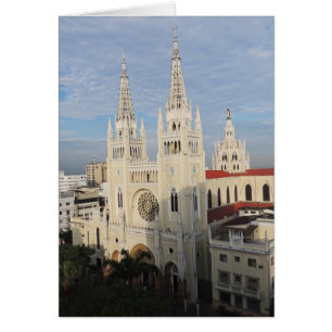 Katedral på morgonen - Guayaquil - Ecuador Hälsningskort
