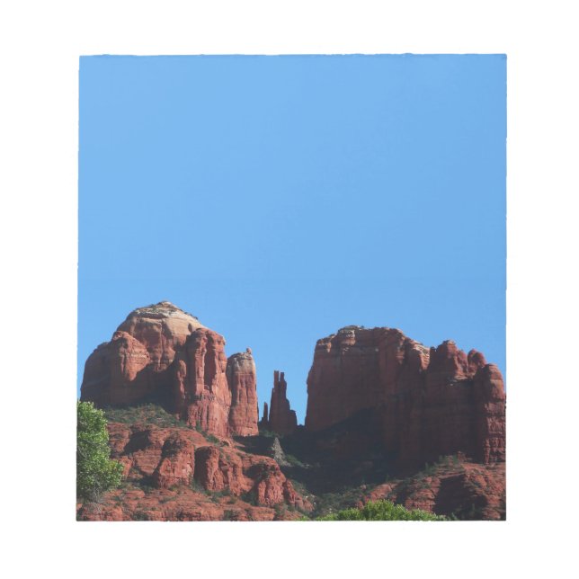 Katedral Sten i Sedona Arizona Monument Anteckningsblock (Framsida)