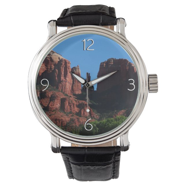 Katedral Sten i Sedona Arizona Monument Armbandsur (Framsida)