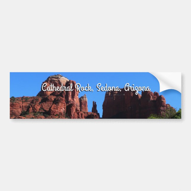 Katedral Sten i Sedona Arizona Monument Bildekal (Framsidan)