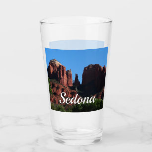 Katedral Sten i Sedona Arizona Monument Glaskopp