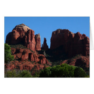 Katedral Sten i Sedona Arizona Monument Hälsningskort