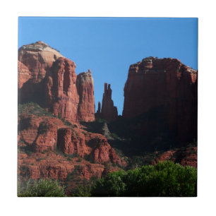 Katedral Sten i Sedona Arizona Monument Kakelplatta
