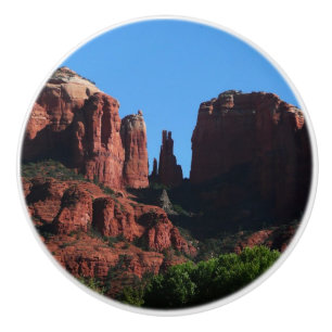 Katedral Sten i Sedona Arizona Monument Knopp