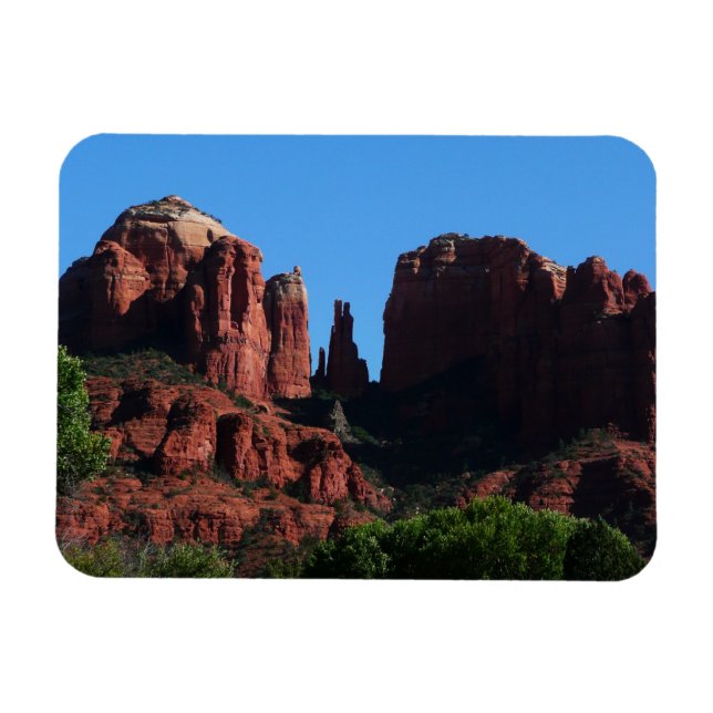 Katedral Sten i Sedona Arizona Monument Magnet (Horisontell)