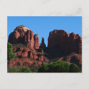 Katedral Sten i Sedona Arizona Monument Vykort