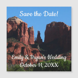 Katedral Sten i Sedona Arizona Spara datumet