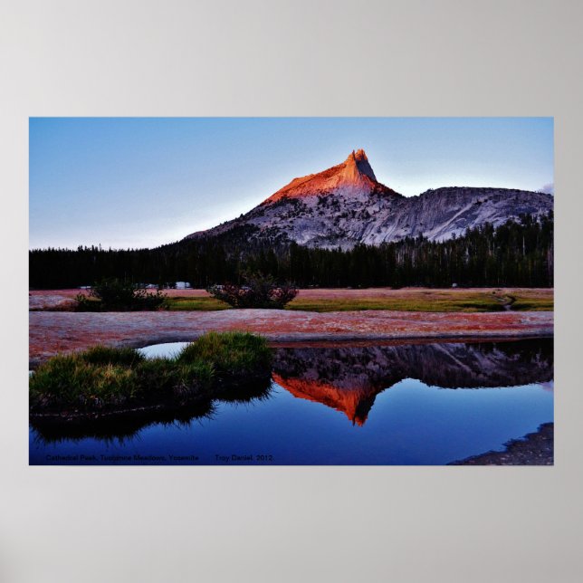Katedral, Tuolume Meadows, Yosemite, CA. Poster (Framsidan)