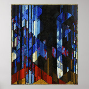 Katedrála (domkyrkan) vid František Kupka 1913 Poster
