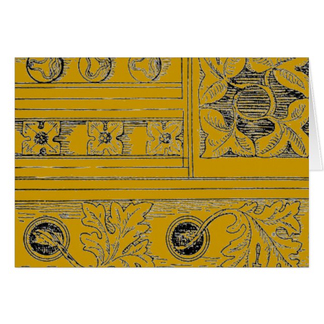 Katedralarkitektur Hälsningskort (Framsidan Horizontal)