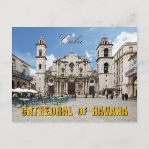 Katedralen Havanna 1800-talet, Havanna, Kuba Vykort