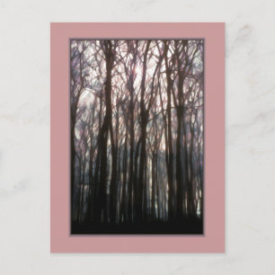 Katedralen i Forest Inspiring Photo Vykort