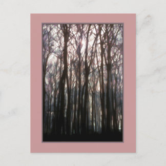 Katedralen i Forest Inspiring Photo Vykort