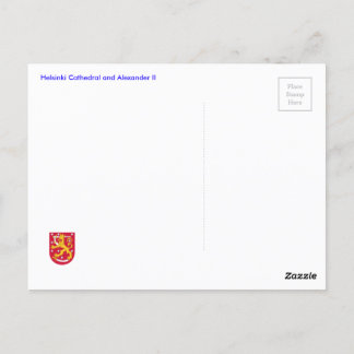 Katedralen i Helsingfors och Alexander II Vykort