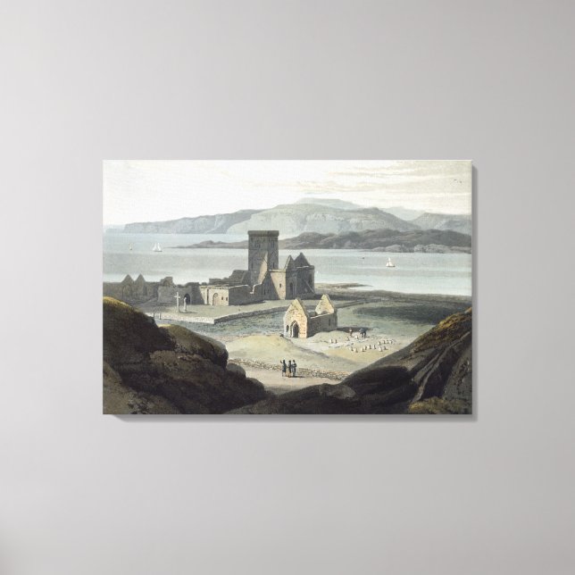 Katedralen i Iona, från "en resa runt Underbaren" Canvastryck (Framsida)