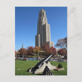 Katedralen i Learning Universiteten i Pittsburgh Vykort