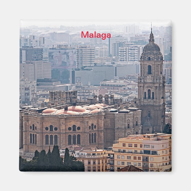 Katedralen i Malaga Magnet (Framsidan)