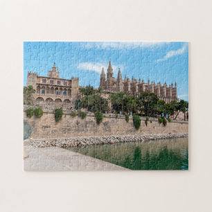 Katedralen i Palma de Mallorca och Almudaina Pussel