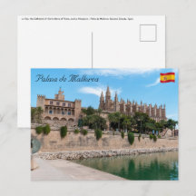 Katedralen i Palma de Mallorca och Almudaina