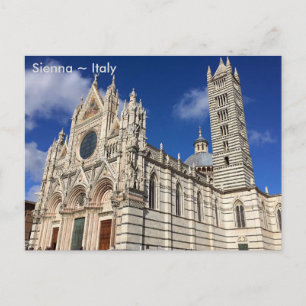 Katedralen i Santa Maria Assunta, Sienna, Italien Vykort