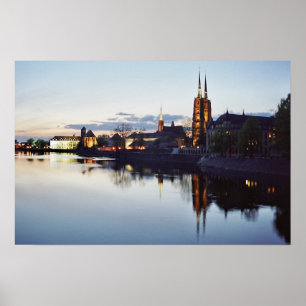 Katedralen i Wroclaw Poster