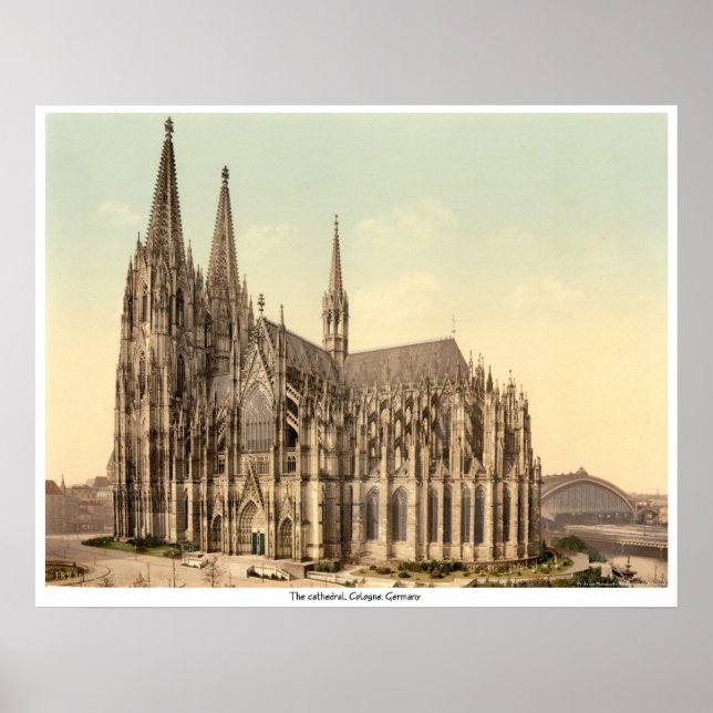 Katedralen, Köln, Tyskland Poster (Framsidan)