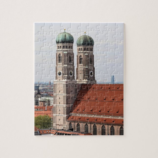 Katedralen München Frauenkirche - 8 x 10 - 110 pcs Pussel (Vertikal)