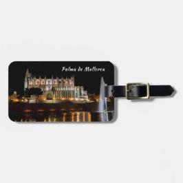 Katedralen Palma de Mallorca nattetid - Spanien Bagagebricka