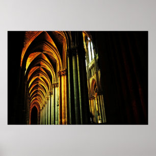 Katedralen Reims Poster