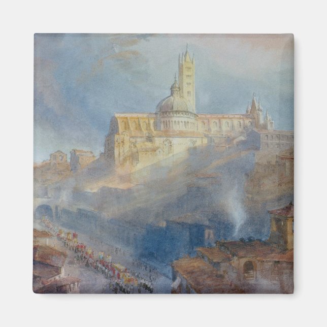 Katedralen Siena 1902 Magnet (Framsidan)