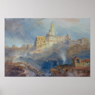 Katedralen Siena 1902 Poster