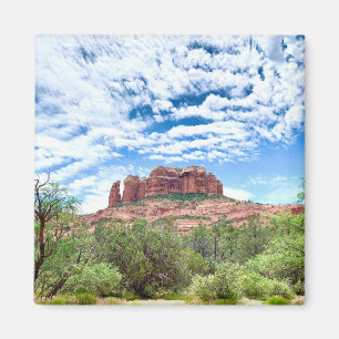 Katedralen Sten Liggande Sedona Magnet