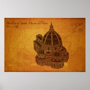 Katedraler: Basilica di Santa Maria del Fiore Poster