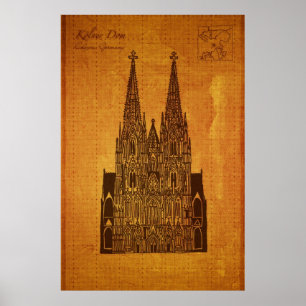 Katedraler: Hohe Domkirche St. Peter und Maria Poster