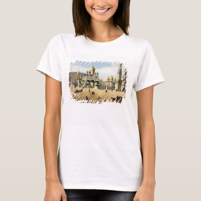 Katedralerna i Annunciation och Archangel. Tee Shirt (Framsida)